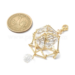 Латунный держатель для мешочка&nbsp;HJEW-JM01532-01