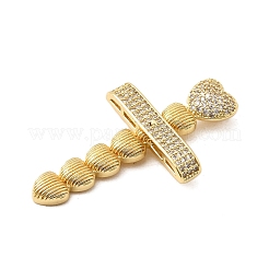 Ottone micro spianare pendenti zirconi&nbsp;KK-A266-05D-G