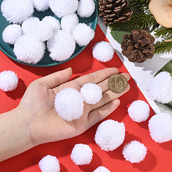 24 шт. 2 вида шерстяных мягких помпонов&nbsp;DIY-SC0031-39