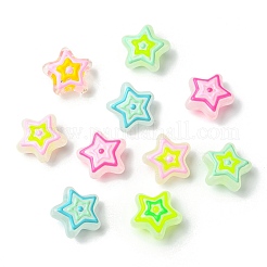 12 шт. 6-х цветные стеклянные бусины с имитацией нефрита&nbsp;GLAA-CJ0002-64