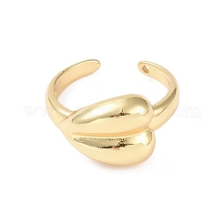 Messing Manschettenfingerringe&nbsp;LS-RJEW-H227-01G-01