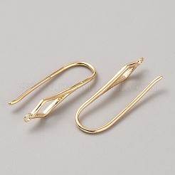 Ganci di orecchini in ottone&nbsp;KK-WH0066-09G