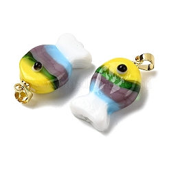 Pendentifs vernissées manuelles&nbsp;LAMP-A007-01G-05-02