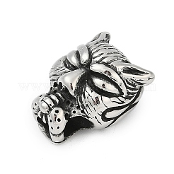 Европейские бусины из нержавеющей стали 304 STAS-Z097-15AS