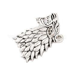 Волк подвески сплава тибетский стиль TIBEP-S295-64AS-RS