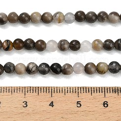 Stränge aus natürlichen vulkanischen Achatperlen&nbsp;G-G305-A01-4mm