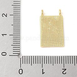 Pendentifs en coquillage blanc naturel pavé de laiton&nbsp;KK-S522-02D-G