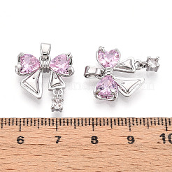 Латунные микро проложить кубического циркония подвески&nbsp;KK-N264-06P