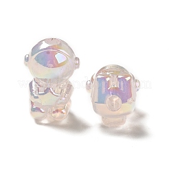 УФ-покрытие радужными переливающимися акриловыми бусинами PACR-M002-06D