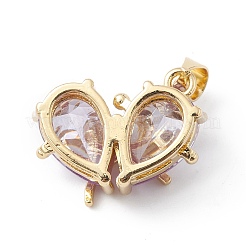 Стойки обшивки латунь микро проложить Циркон подвеску&nbsp;KK-E003-18G-01