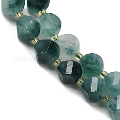 Окрашенные бусины пряди природного нефрита G-U023-A20-01E