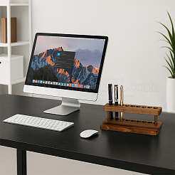 Деревянная стойка для хранения ручек&nbsp;ODIS-WH0038-241A-1