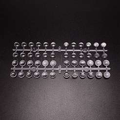 Цветная таблица пластиковых накладных ногтей&nbsp;MRMJ-WH0077-04A