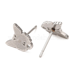 Boucles d'oreilles à tige en acier inoxydable 304&nbsp;SA-CBA4E98-01C-P