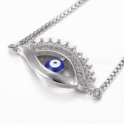 Регулируемые латунные браслеты-слайдеры из циркония BJEW-E317-04P