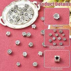 40шт 10 стиля европейские бусины из сплава в тибетском стиле&nbsp;FIND-CJ0005-29