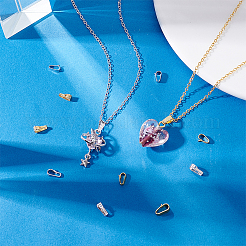 12 шт. 6 стиля 925 застежки-кнопки из стерлингового серебра STER-PH0003-74