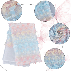 Бабочка из полиэфирной сетки&nbsp;DIY-WH0651-09B