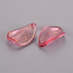 Прозрачный лак окрашенные стеклянные подвески&nbsp;GLAA-T016-38-C02