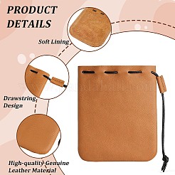 Kordelzugtaschen aus Leder&nbsp;ABAG-CL0001-38B