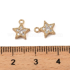 Латунные микро проложить кубического циркония подвески&nbsp;KK-K374-17G