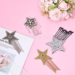 4 шт. тканевая звезда PATC-CY0001-08A