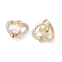 Подвески из сплава и страза&nbsp;ALRI-D303-14G-02