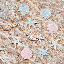 Заколки для волос из крокодиловой кожи из железа и сплава PHAR-HS0001-01