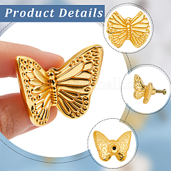 Ручки-бабочки из цинкового сплава для ящиков&nbsp;FIND-WH20007-71G