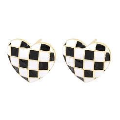 Clous d'oreilles en laiton&nbsp;EJEW-G471-38G-04