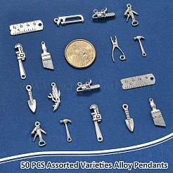 50шт 10 стиля подвески из сплава в тибетском стиле FIND-YW0007-18