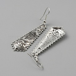 3 пара 3-х стильных висячих сережек из сплава с геометрией в тибетском стиле для женщин&nbsp;EJEW-WH0047-70D