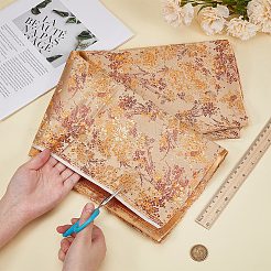 Polyesterstoff mit Blumenmuster&nbsp;DIY-WH0504-904D