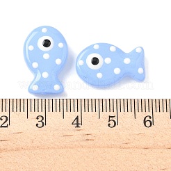 Perles de verre peintes perles en émail&nbsp;X-LAMP-D303-04F