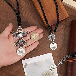 3шт. подвеска из стеклянных бусин HJEW-CA00074