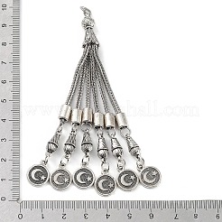 Grandi pendenti della nappa della catena del cordolo della lega di stile tibetano&nbsp;FIND-K013-01AS-04