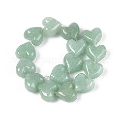 Естественный зеленый авантюрин бисер нитей G-T144-22A-02