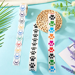 3 рулон 3-х видов самоклеящихся бумажных подарочных наклеек&nbsp;DIY-TA0011-69