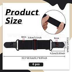 6 шт. полиэстеровые регулируемые резинки-зажимы для детских тапочек&nbsp;FIND-BC0014-60B