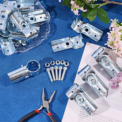 2 Stück Rohrschellen-Set aus Kohlenstoffstahl mit Schraube und Mutter&nbsp;FIND-WH0141-160B
