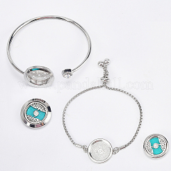 1 шт. браслеты-манжеты из нержавеющей стали&nbsp;BJEW-SC0001-55D