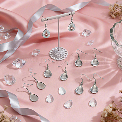 DIY-Ohrring-Sets für tropfenförmige Hängeohrringe aus Edelstahl 304&nbsp;EJEW-UN0003-33