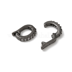 Латунные микро проложить кубического циркония раз за застежками KK-H487-10B