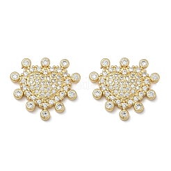 Серьги-гвоздики из циркония EJEW-H154-05G