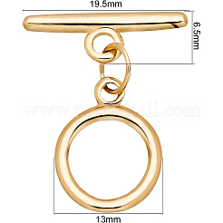 Латуни Переключить застежками KK-BC0005-60G