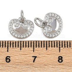 Латунные микро проложить кубического циркония подвески&nbsp;KK-A269-60P