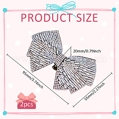 2 шт. ткань с пряжками для обуви со стразами&nbsp;FIND-FH0008-78A