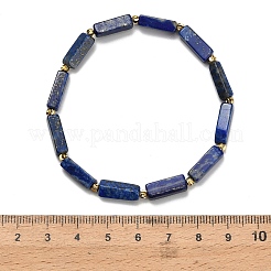 Природные лазурит бисером растянуть браслеты&nbsp;BJEW-F523-04