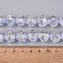 Perles à la main en verre de feuille brins&nbsp;FOIL-Q002-06A