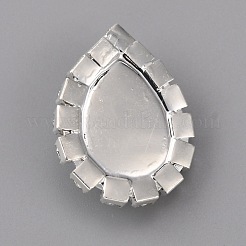 Kunstharz-Imitat-Türkis zum Aufnähen mit Strass&nbsp;DIY-WH0292-17A